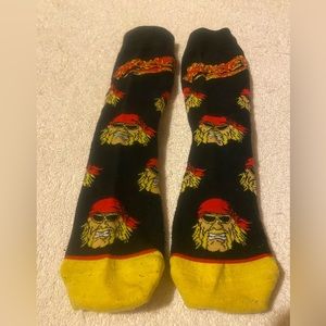 Hulk Hogan WWE Wrestling Crew Socks Adult Large Fun Socks